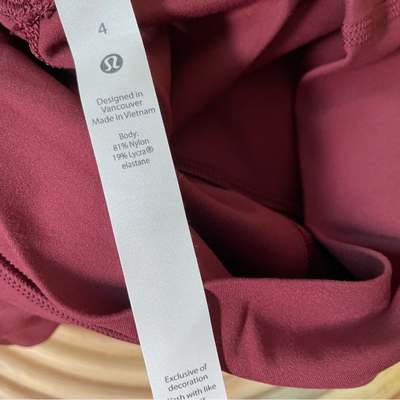 🆕 Lululemon align jogger color : red merlot size 4 NWT - Picture 5 of 5